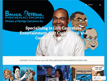 Tablet Screenshot of bruceoutridgeproductions.com